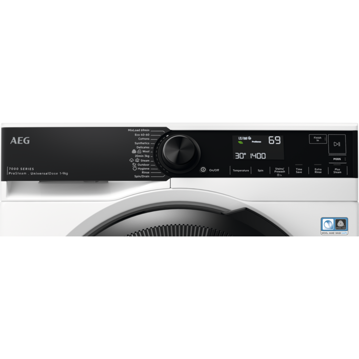 AEG - 9 kg washing machine - LFR74944UD